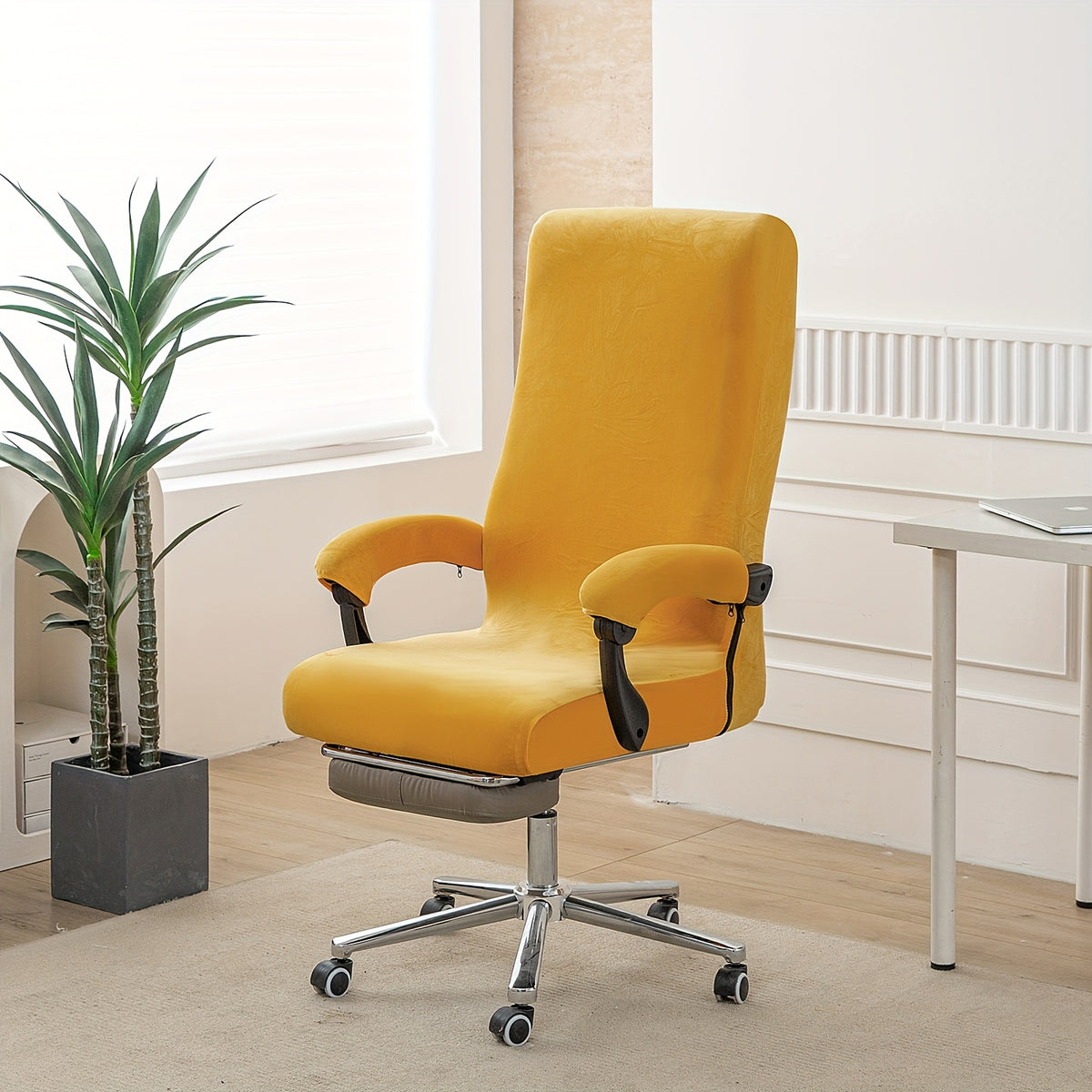 Housse de canapé épaisse extensible en velours à housses séparées, tissu de 200 à 250 g/m² Image