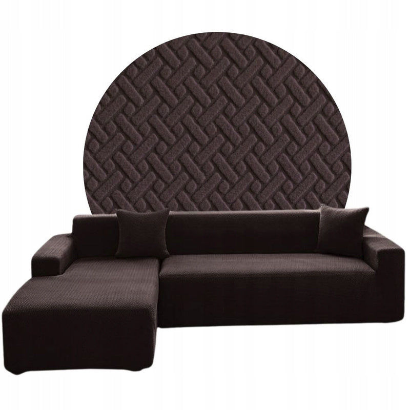 Housse de canapé extensible en polyester, vue d'ensemble