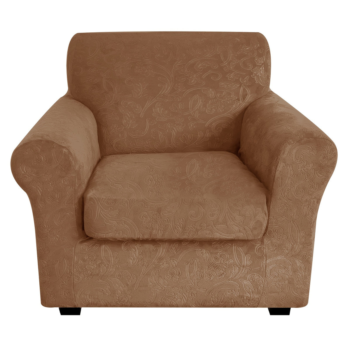 Housse de canapé extensible en polaire jacquard antidérapante à housses, visuel produit