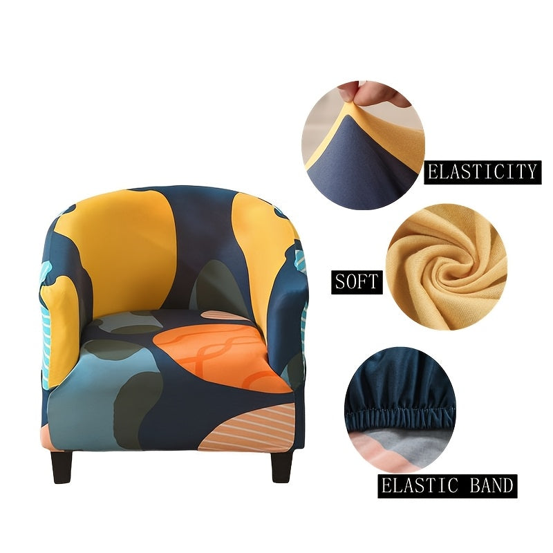 Housse de chaise légère extensible en fibre de lait pour fauteuil