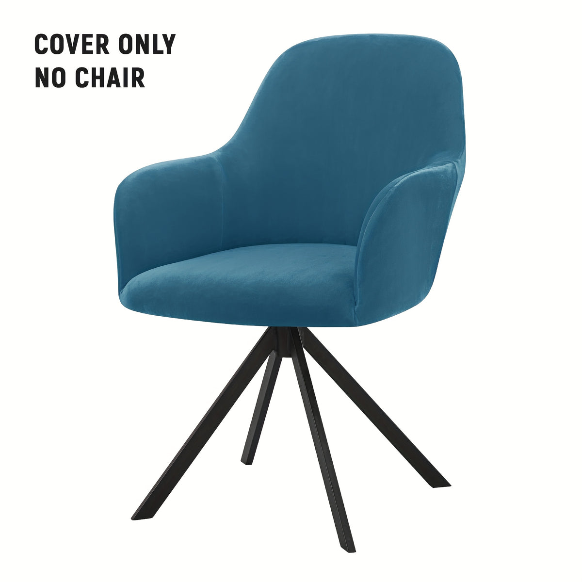 Housse de fauteuil extensible en velours, gros plan sur le tissu