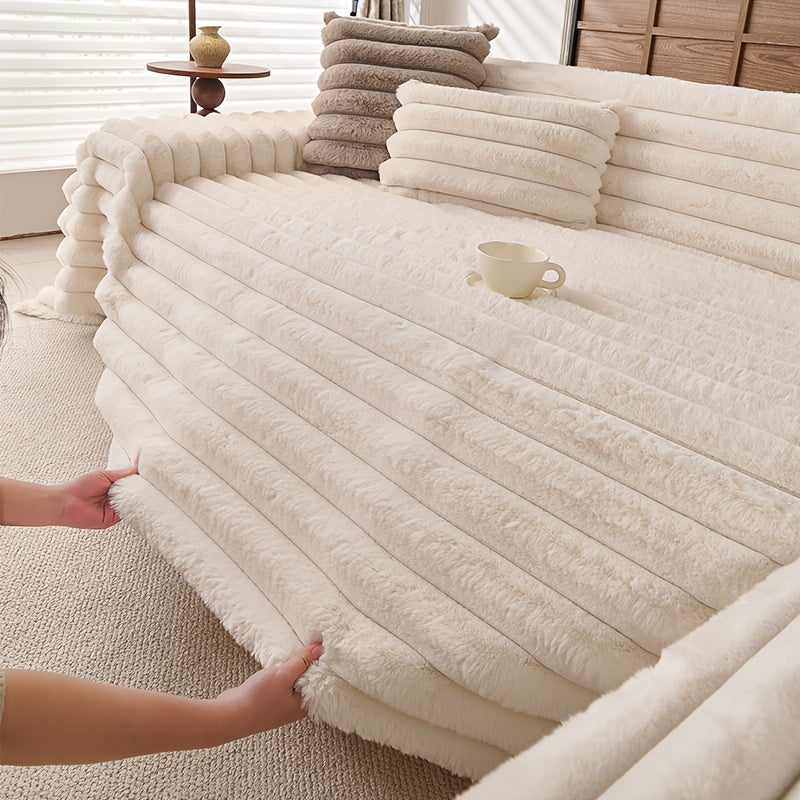 Housse de coussin épaisse en polyester antidérapante, visuel produit