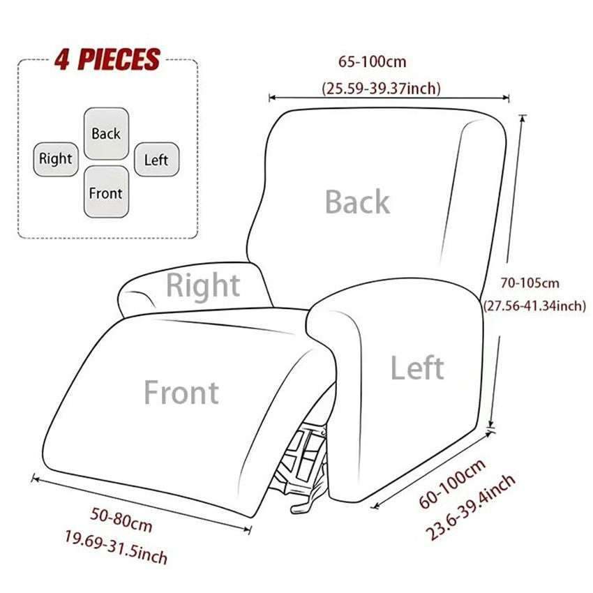 Housse de fauteuil extensible en fibre de lait matelassée à motif fleuri, tissu de 140 à 160 g/m² Image