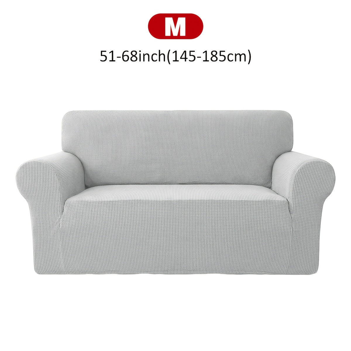 Housse de canapé extensible en velours côtelé jacquard à maille gaufrée, autre coloris