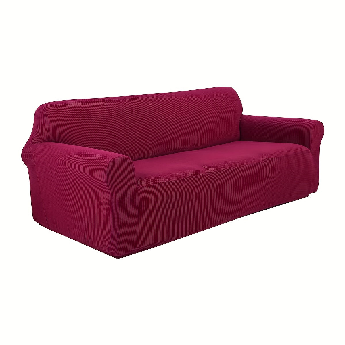 Housse de canapé épaisse extensible en polaire jacquard, visuel produit