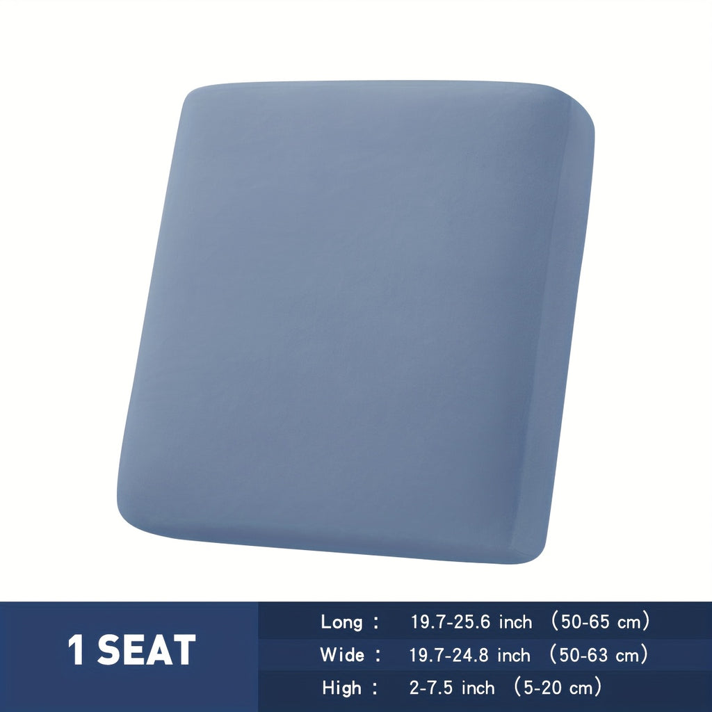 Housse de coussin légère extensible en fibre de lait, housse posée