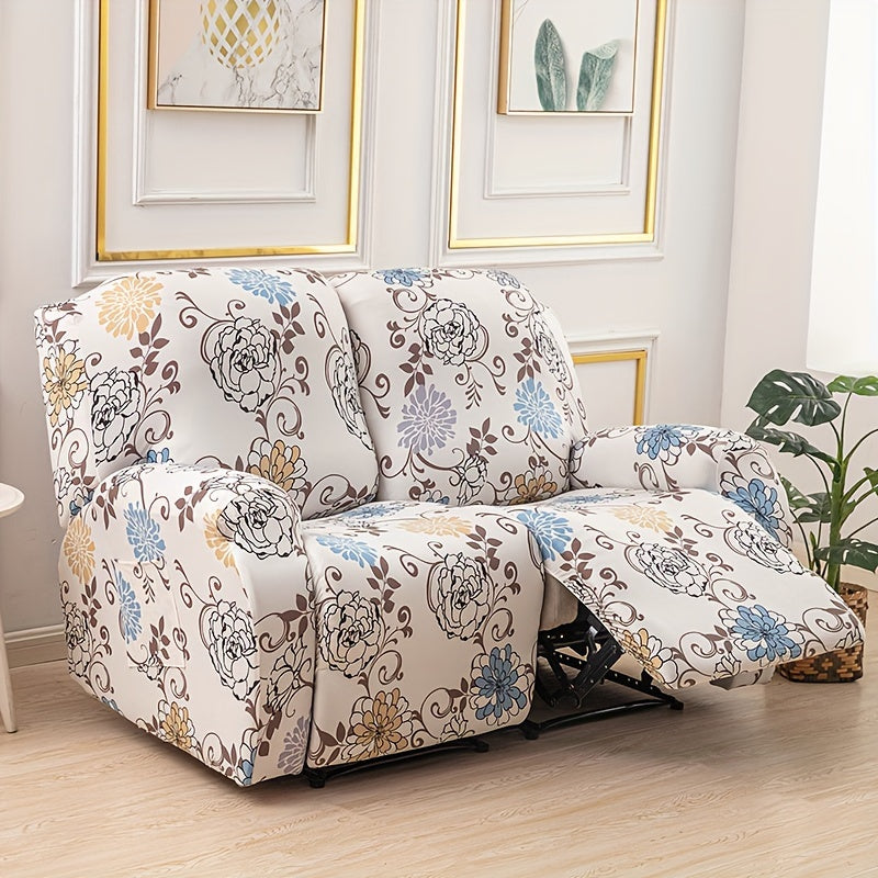 Housse de fauteuil extensible en fibre de lait avec poche de rangement, détail de la finition