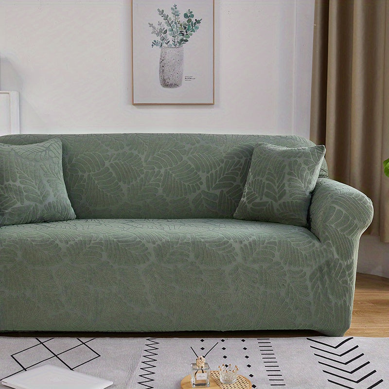 Housse de canapé extensible en tissu matelassé matelassée antidérapante, détail de l'ourlet