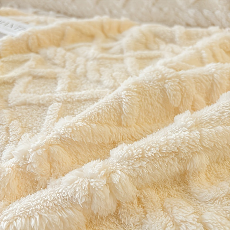 Housse de canapé épaisse en velours jacquard, vue d'ensemble