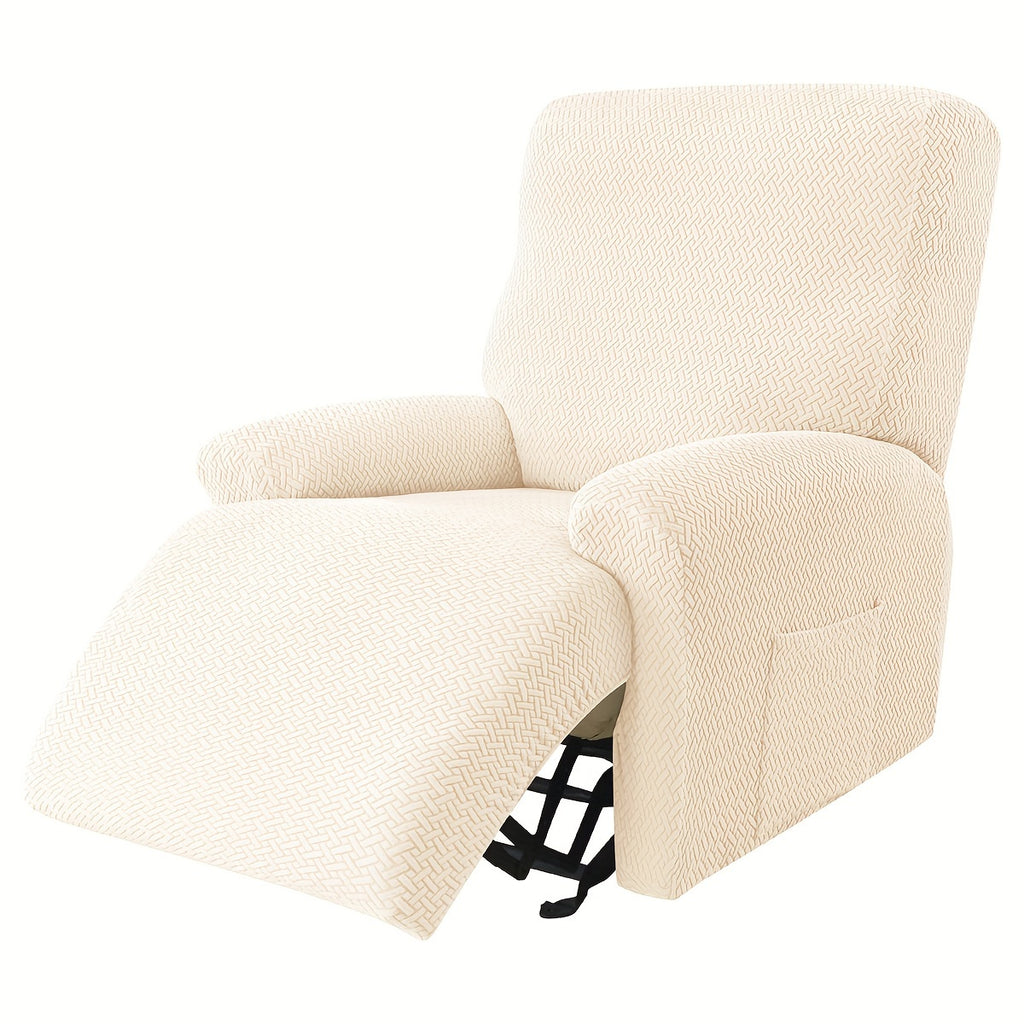 Housse de canapé extensible en polaire jacquard à housses séparées