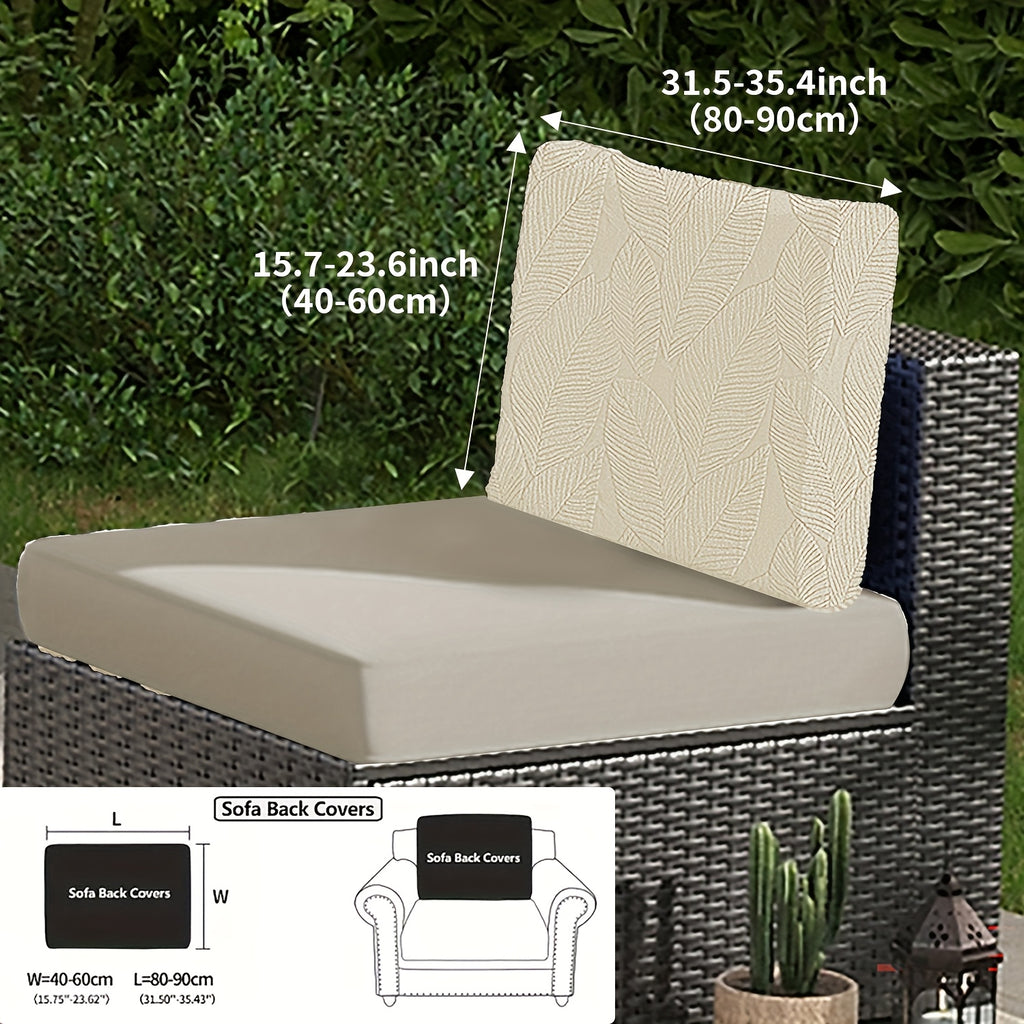 Housse de canapé extensible en polaire, vue de dos