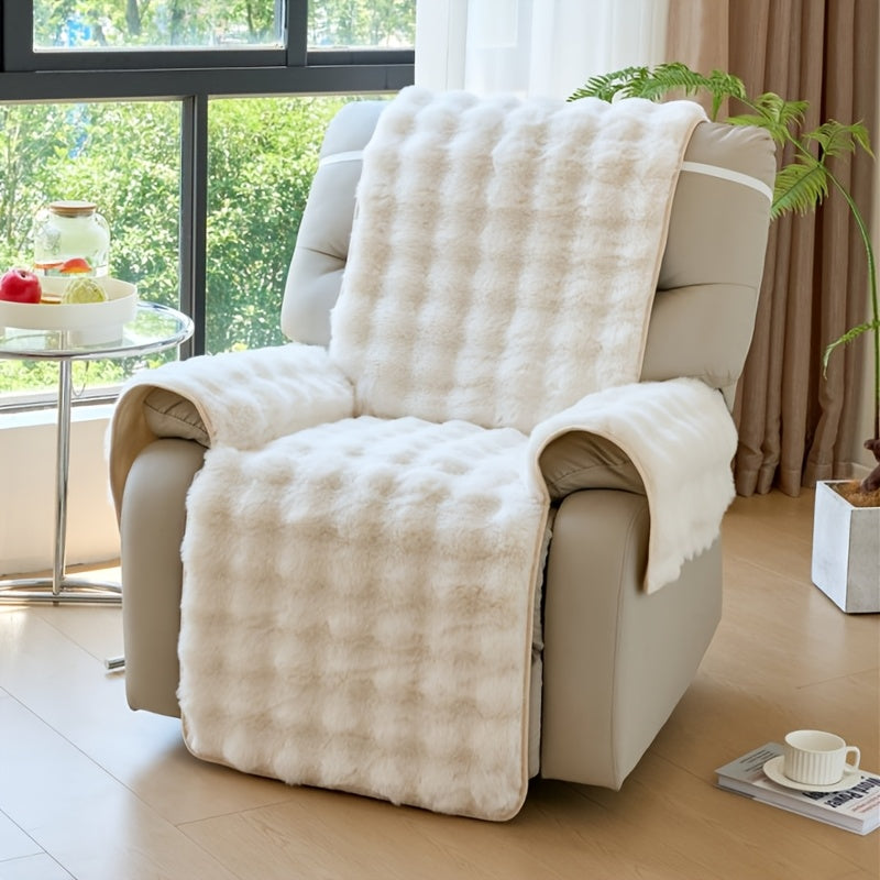 Housse de canapé épaisse en peluche antidérapante, tissu de 400 à 450 g/m²