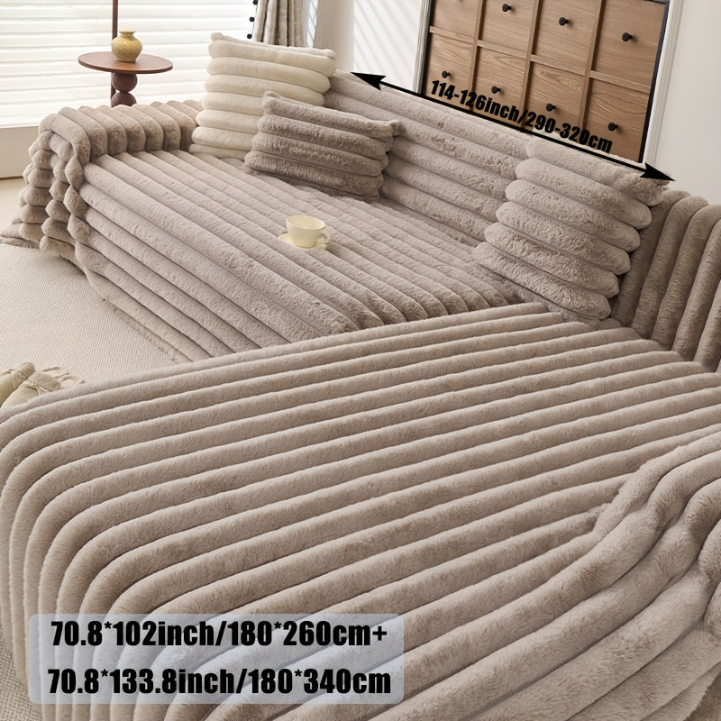 Housse de coussin épaisse en polyester antidérapante, gros plan sur le tissu