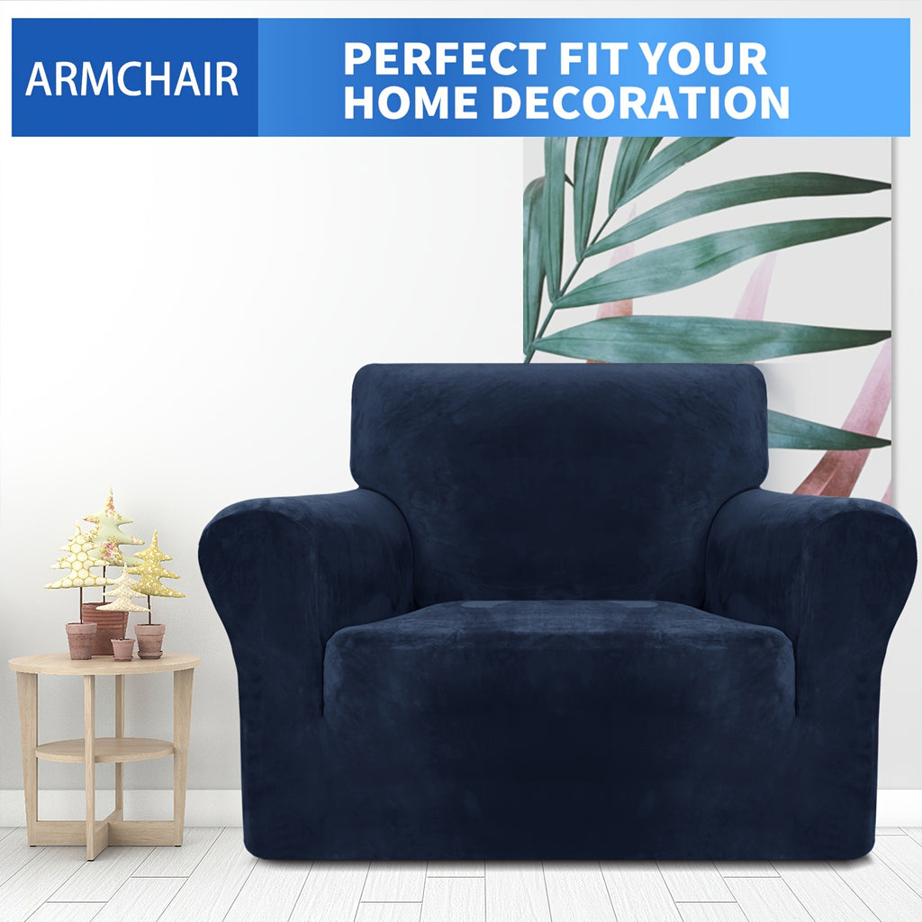 Housse de canapé épaisse extensible en velours, tissu de 200 à 250 g/m²