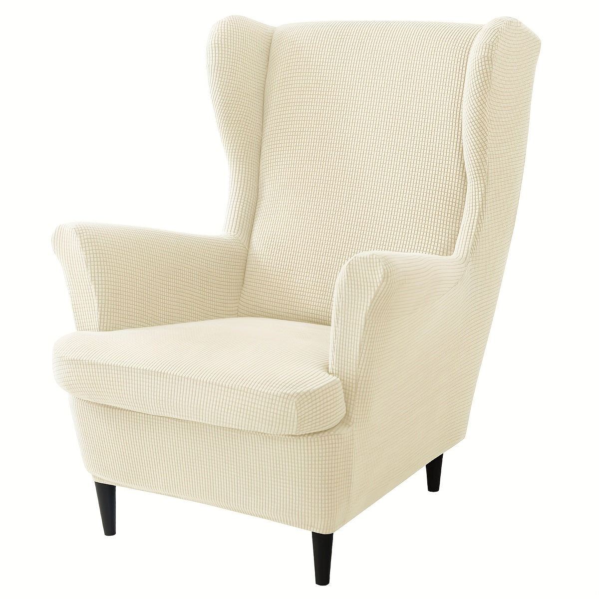 Housse de canapé épaisse extensible en velours côtelé jacquard pour fauteuil
