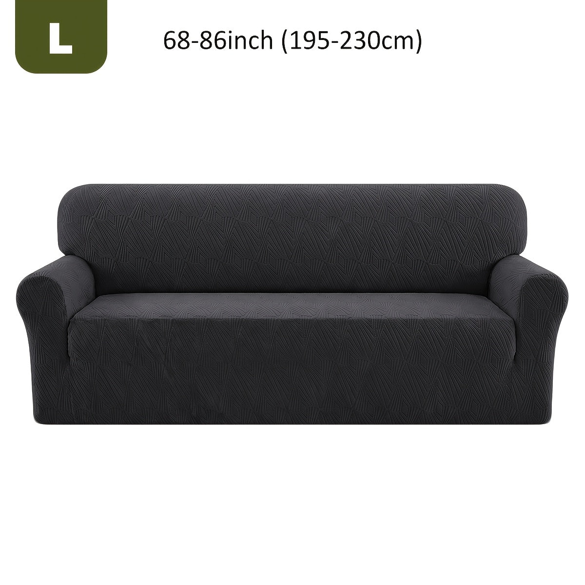Housse de canapé extensible en polaire jacquard, visuel produit