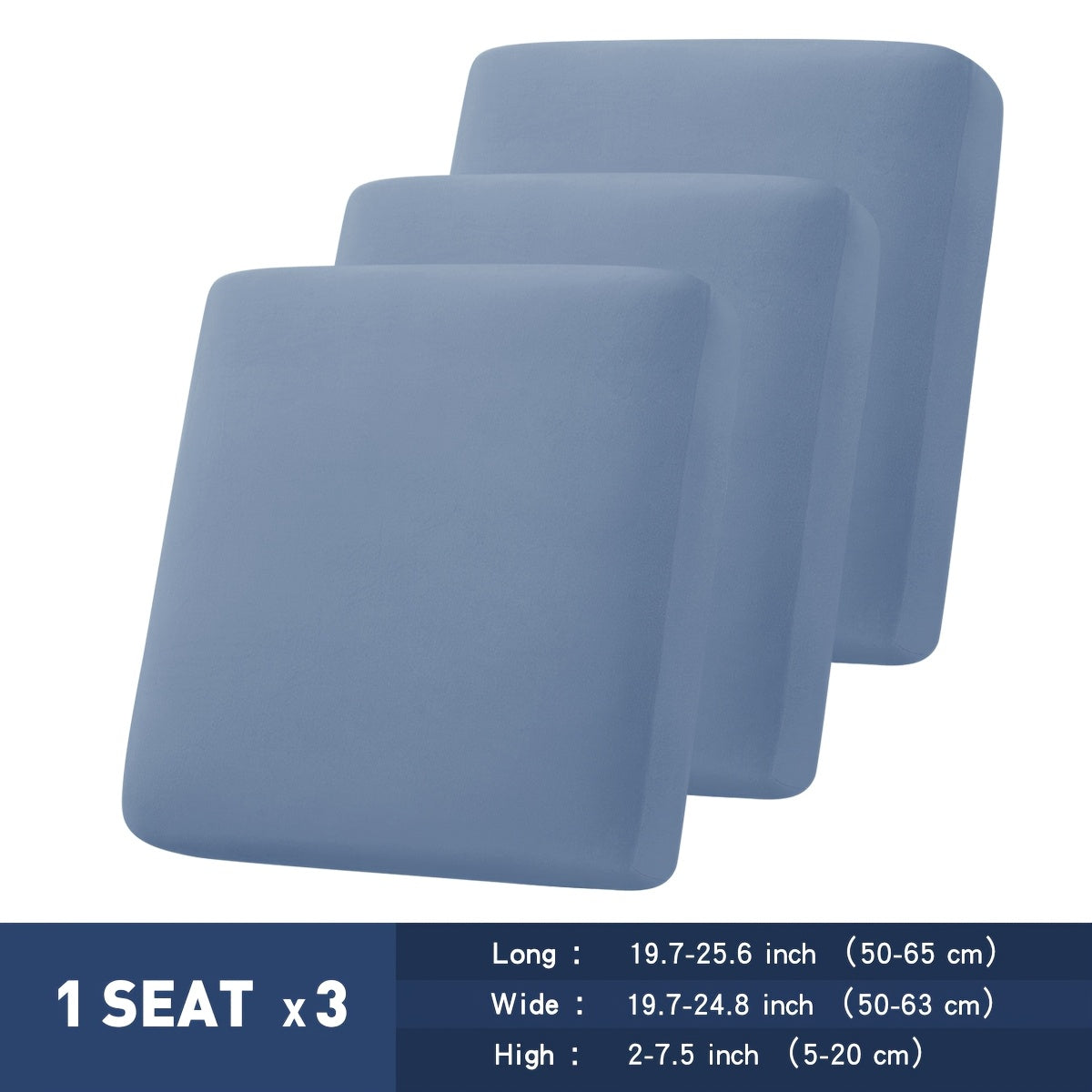 Housse de coussin légère extensible en fibre de lait, détail de l'ourlet