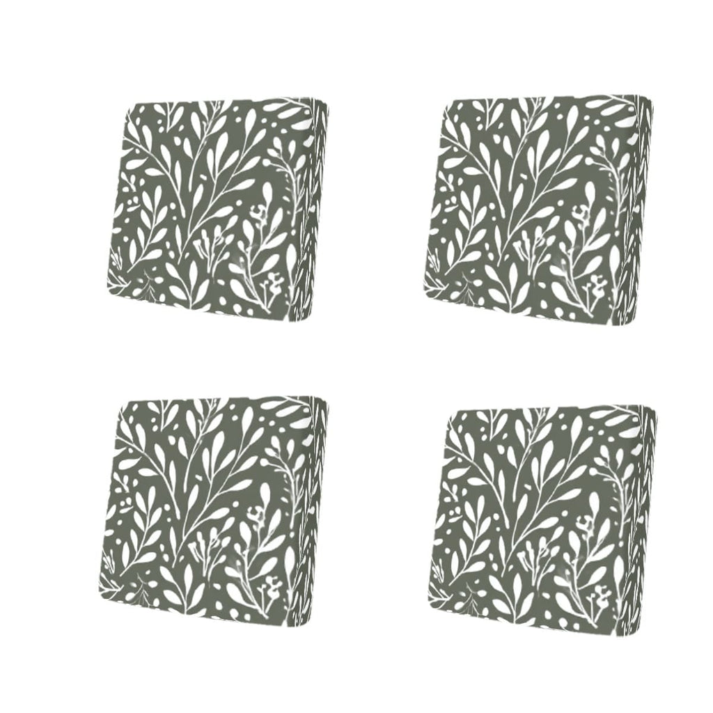 Housse de canapé en fibre de lait imprimée à motif feuillage, tissu de 140 à 160 g/m²