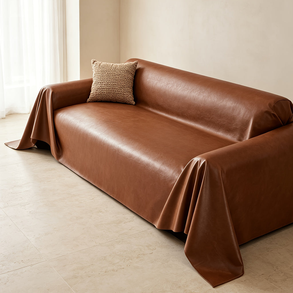 Housse de canapé en polyester à housses séparées, détail de la finition