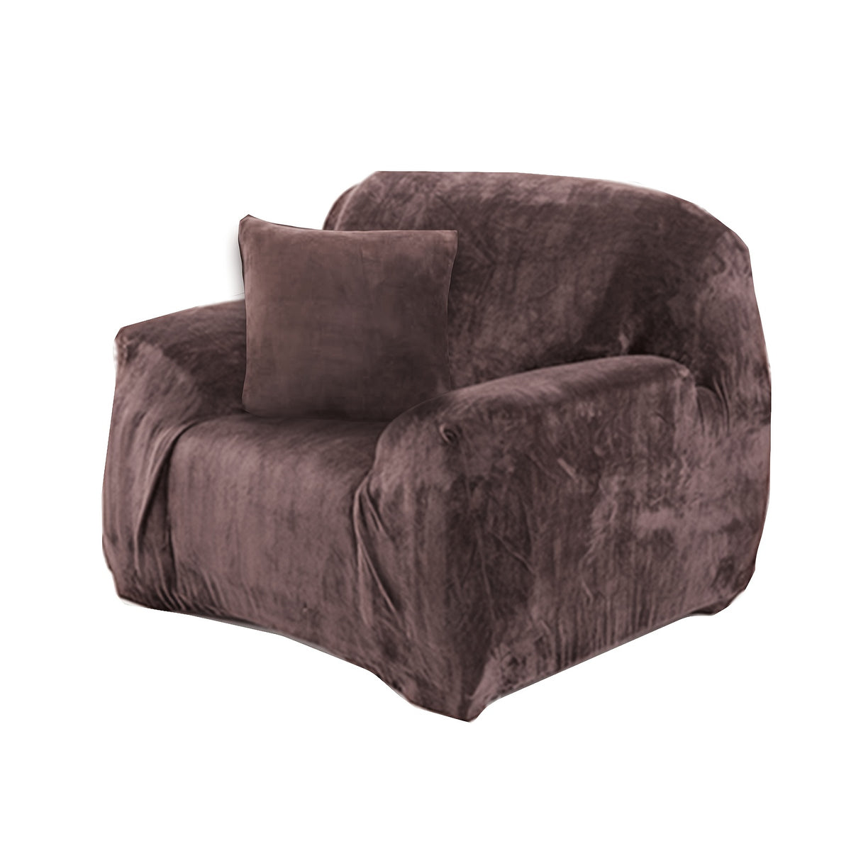 Housse de canapé épaisse extensible en peluche, tissu de 250 à 300 g/m²