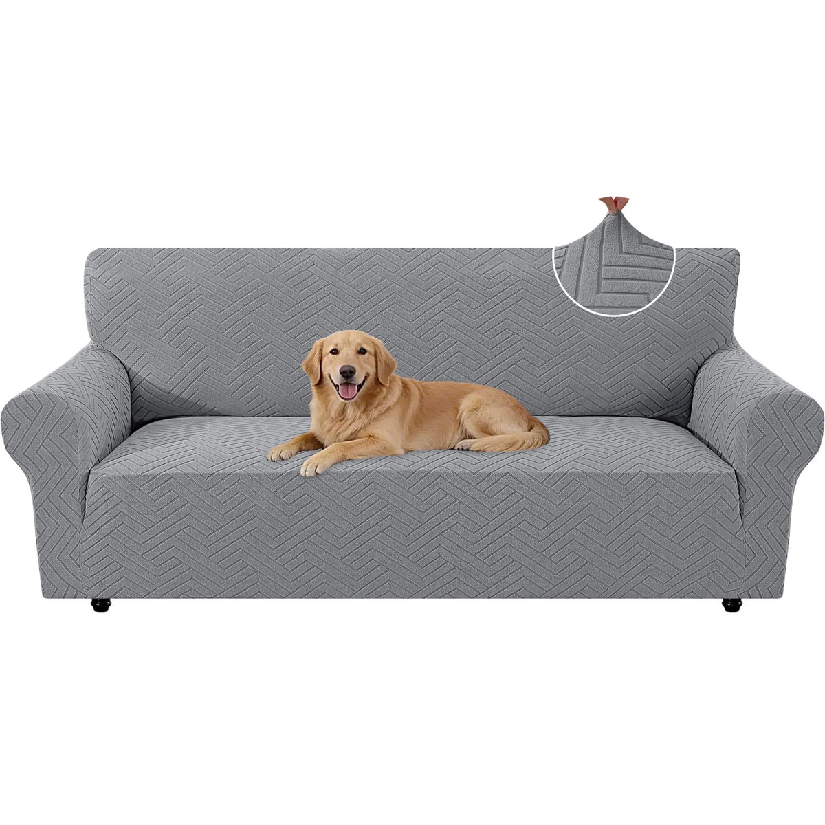 Housse de canapé épaisse extensible en polyester, autre coloris