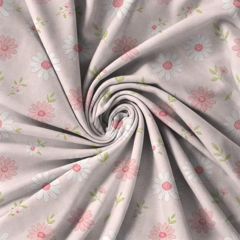 Housse de canapé extensible en fibre de lait imprimée à motif feuillage, vue d'ensemble