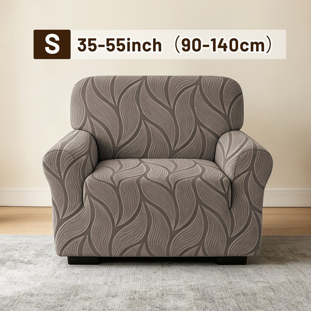 Housse de canapé extensible en polaire jacquard, tissu de 180 à 200 g/m²