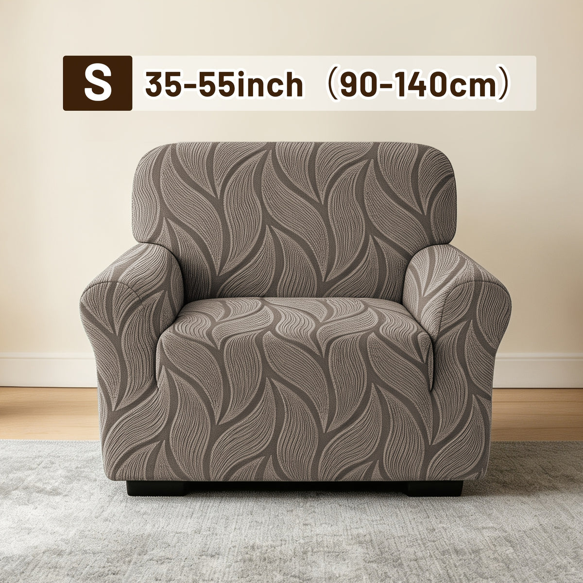 Housse de canapé extensible en polaire jacquard, tissu de 180 à 200 g/m² Image