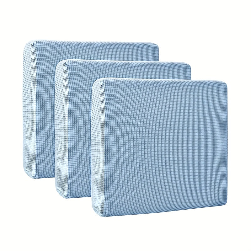 Housse de coussin extensible en velours côtelé jacquard, vue de dos