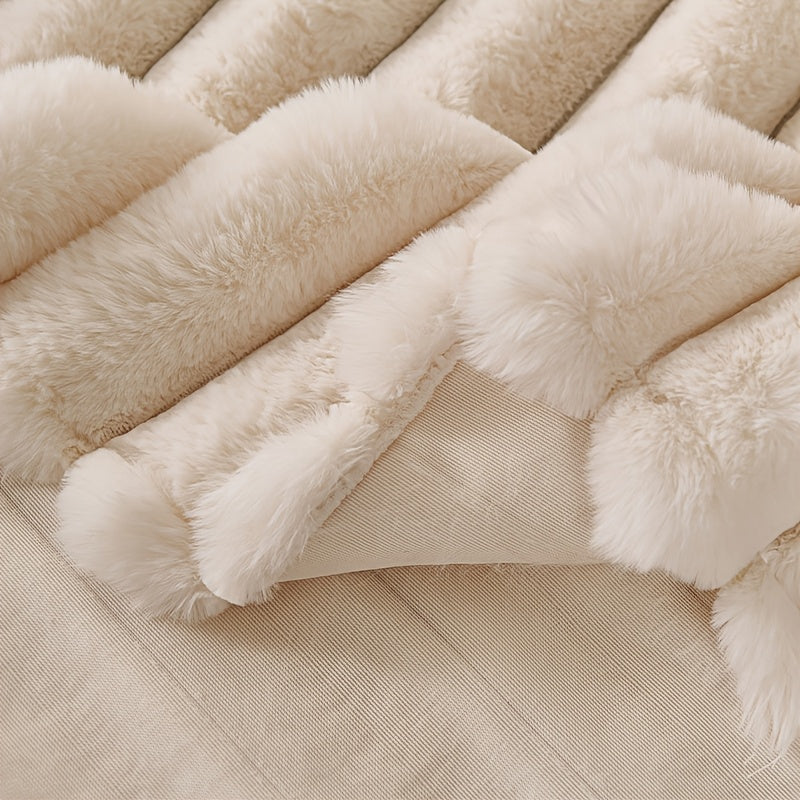 Housse de coussin épaisse en polyester antidérapante, détail de l'ourlet