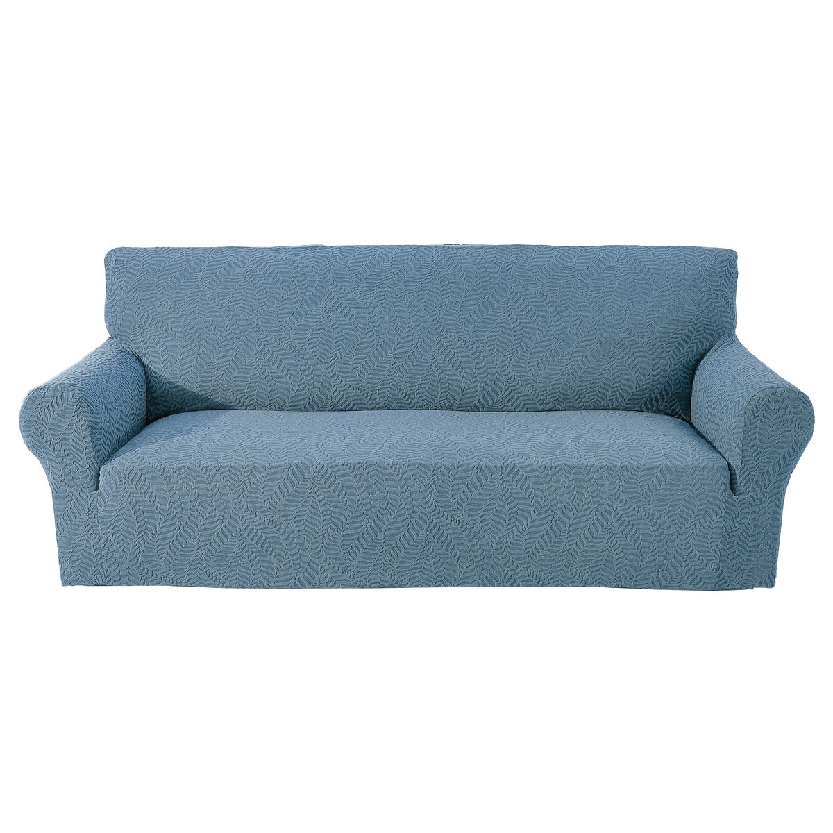 Housse de canapé extensible en polaire jacquard antidérapante au rendu glamour, vue de dos