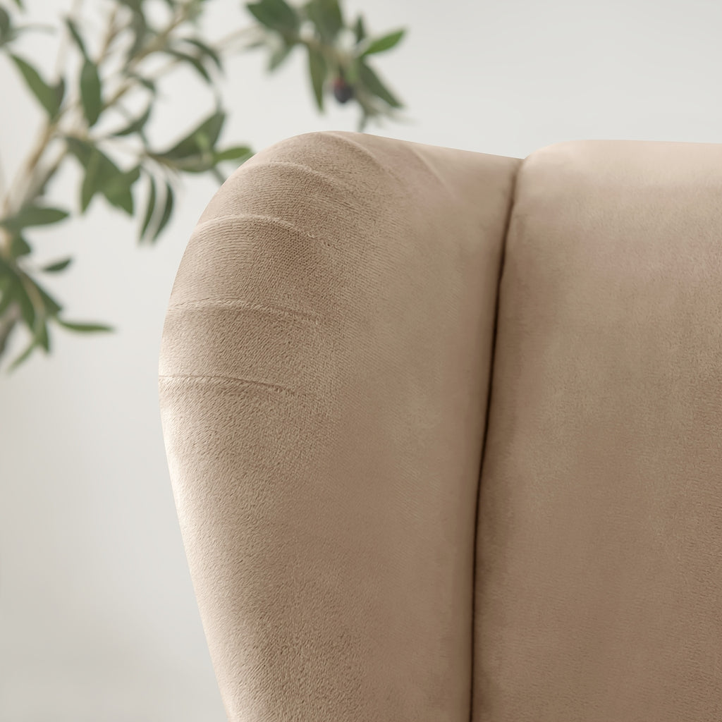 Housse de canapé épaisse extensible en velours pour fauteuil, visuel produit