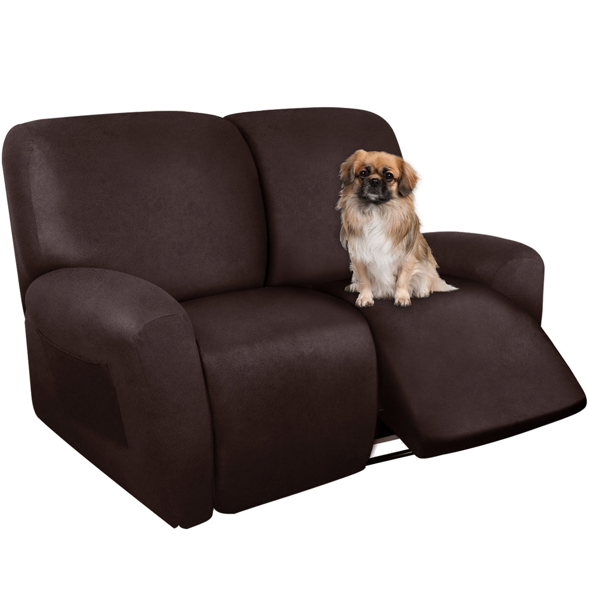 Housse de fauteuil extensible en fibre de lait, tissu de 180 à 200 g/m²