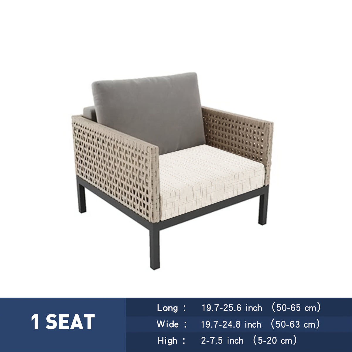 Housse de canapé extensible en polyester — détail de la matière : polyester Image