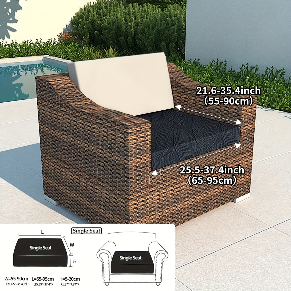 Housse de canapé extensible en polaire Image