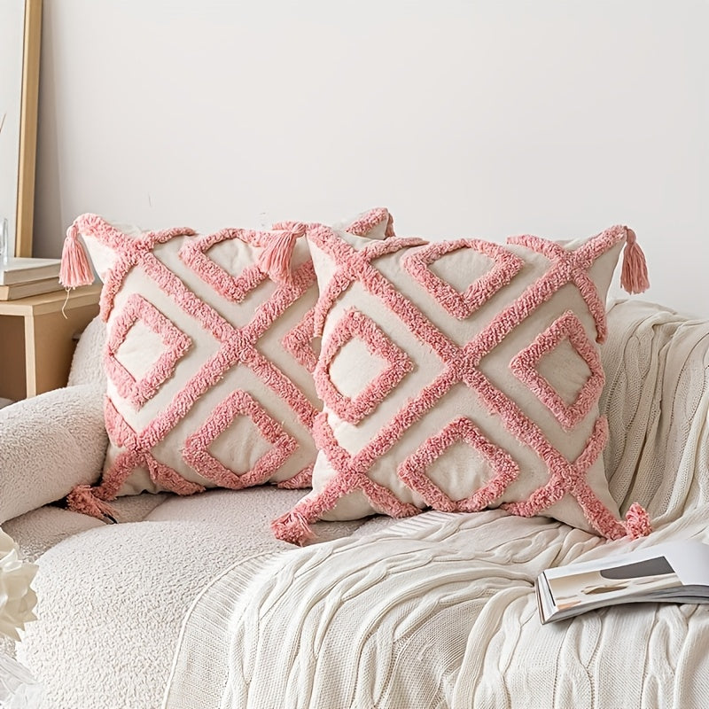 Housse de canapé en polyester à motif fleuri à volants, gros plan sur le tissu