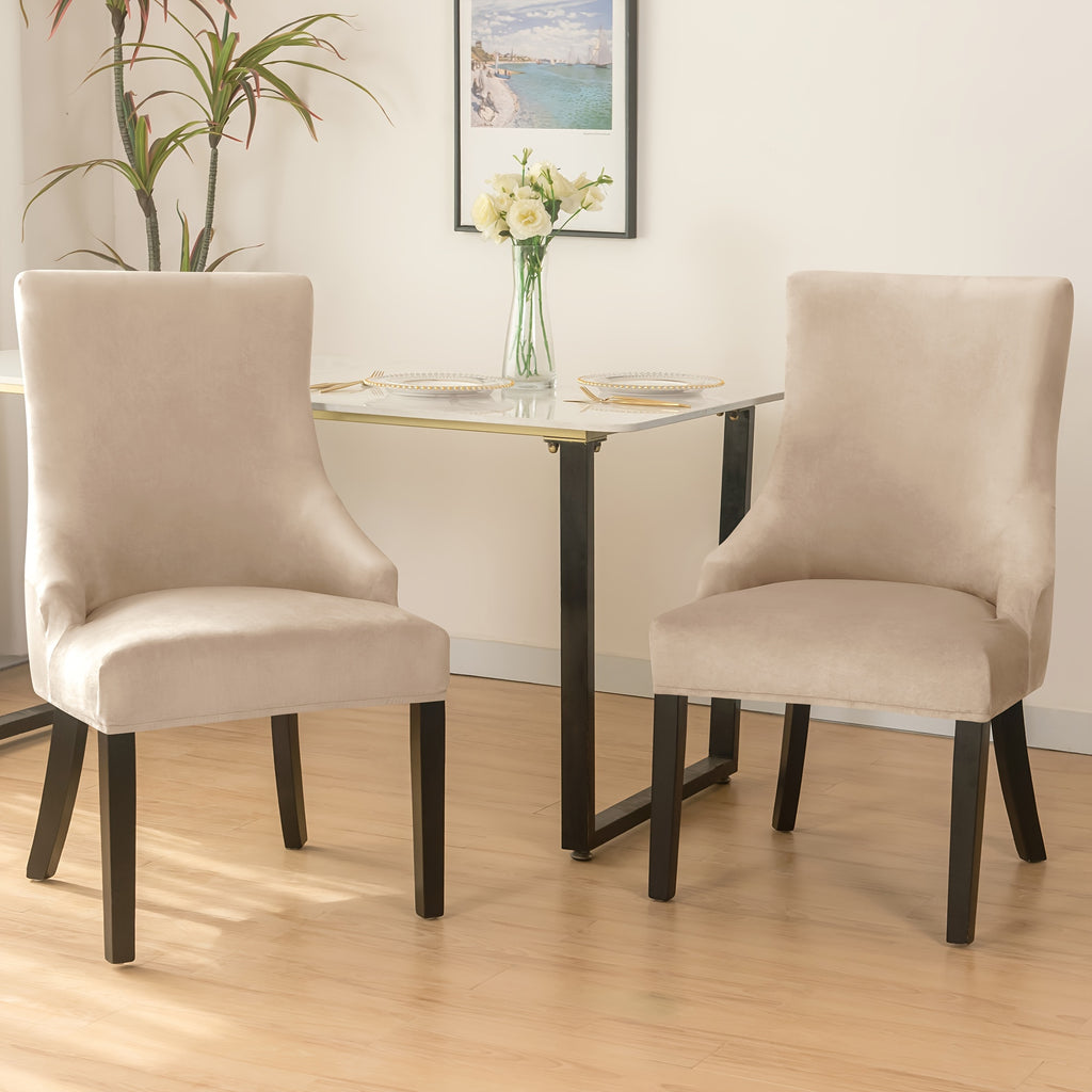 Housse de fauteuil extensible en velours
