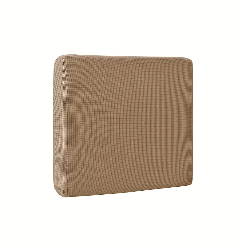 Housse de coussin extensible en velours côtelé jacquard, visuel produit