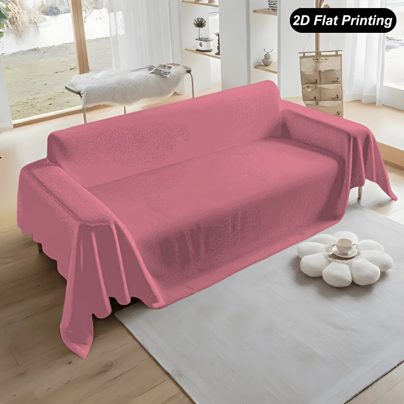 Housse de canapé en polyester à motif fleuri, vue d'ensemble