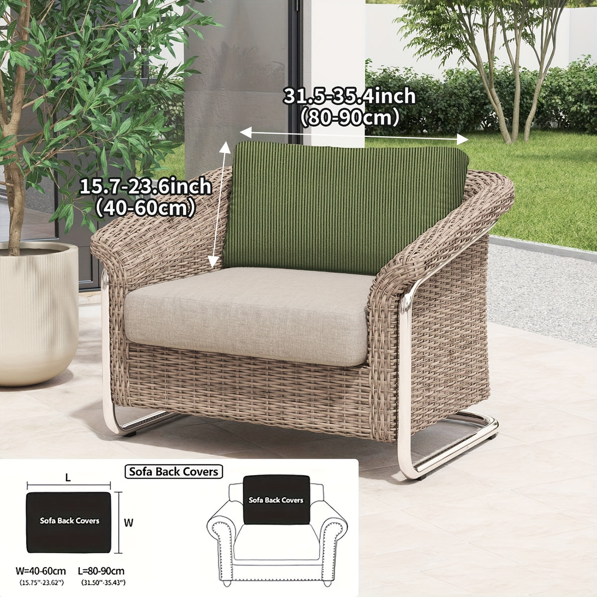 Housse de canapé extensible en polaire, gros plan sur le tissu