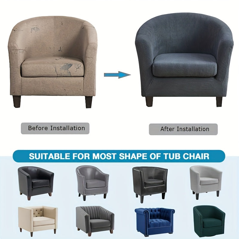 Housse de canapé extensible en polaire pour fauteuil, housse posée