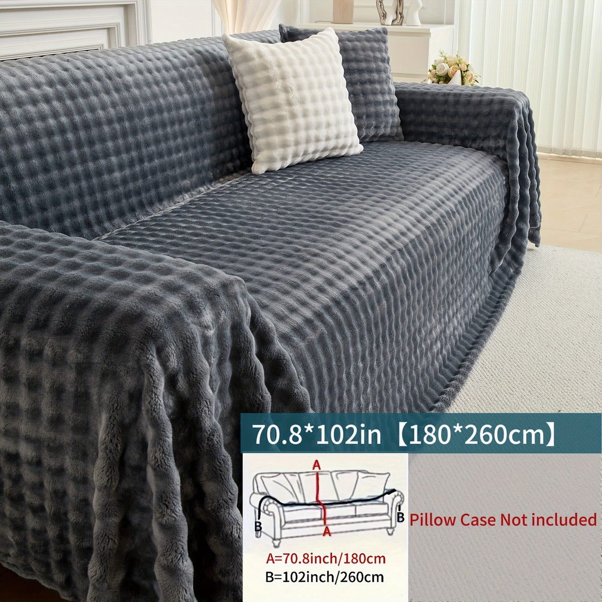 Housse de canapé en flanelle, visuel produit