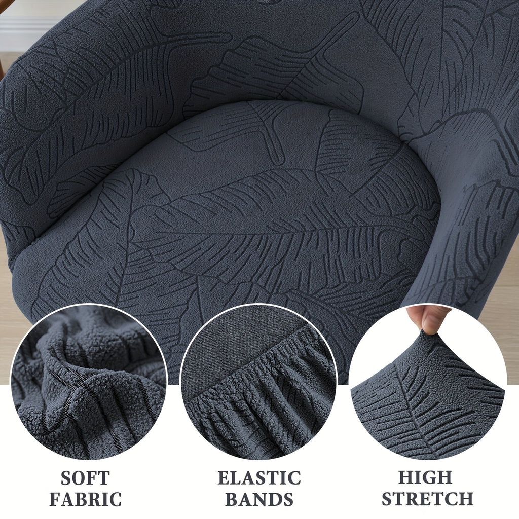 Housse de canapé extensible en polaire, détail de la finition