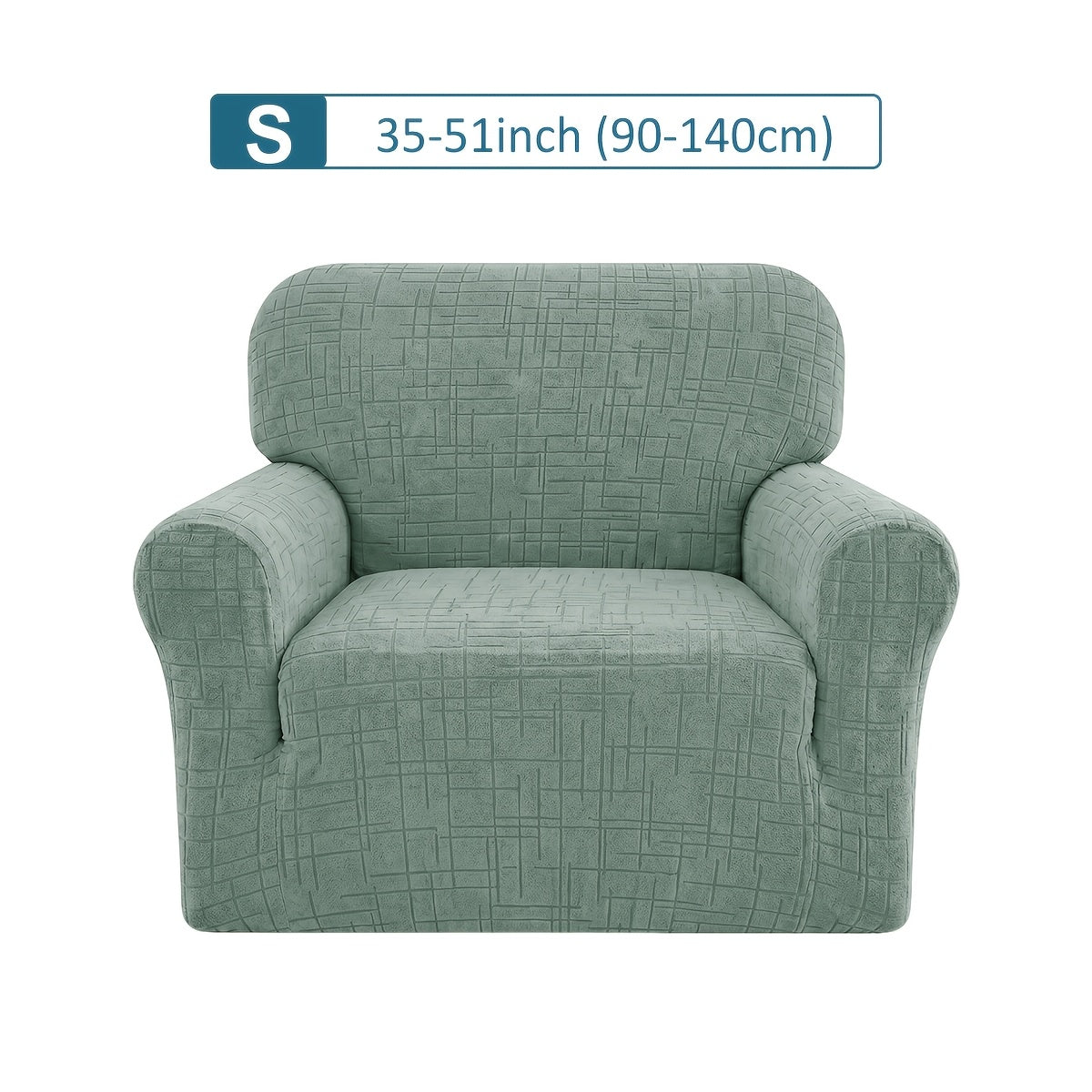 Housse de canapé extensible en polaire jacquard, visuel produit