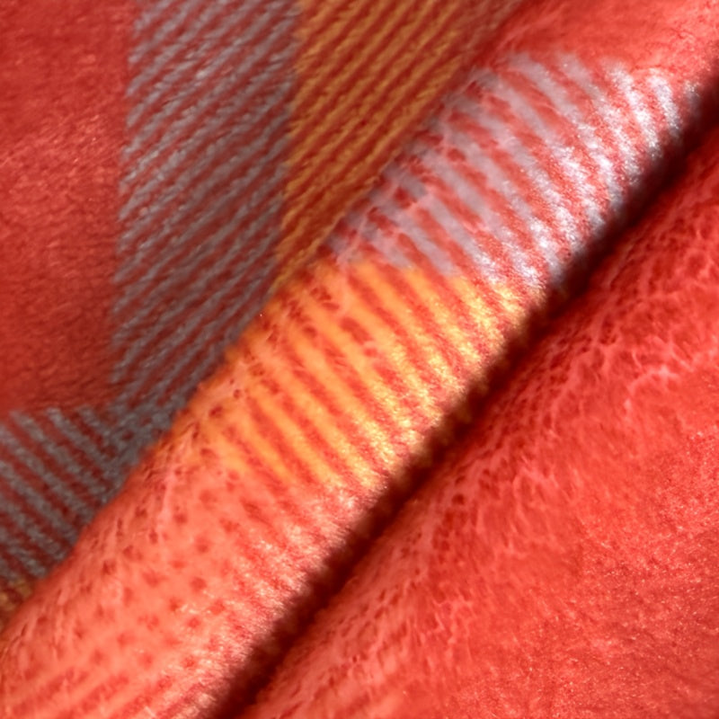 Housse de canapé en jacquard à carreaux, housse posée