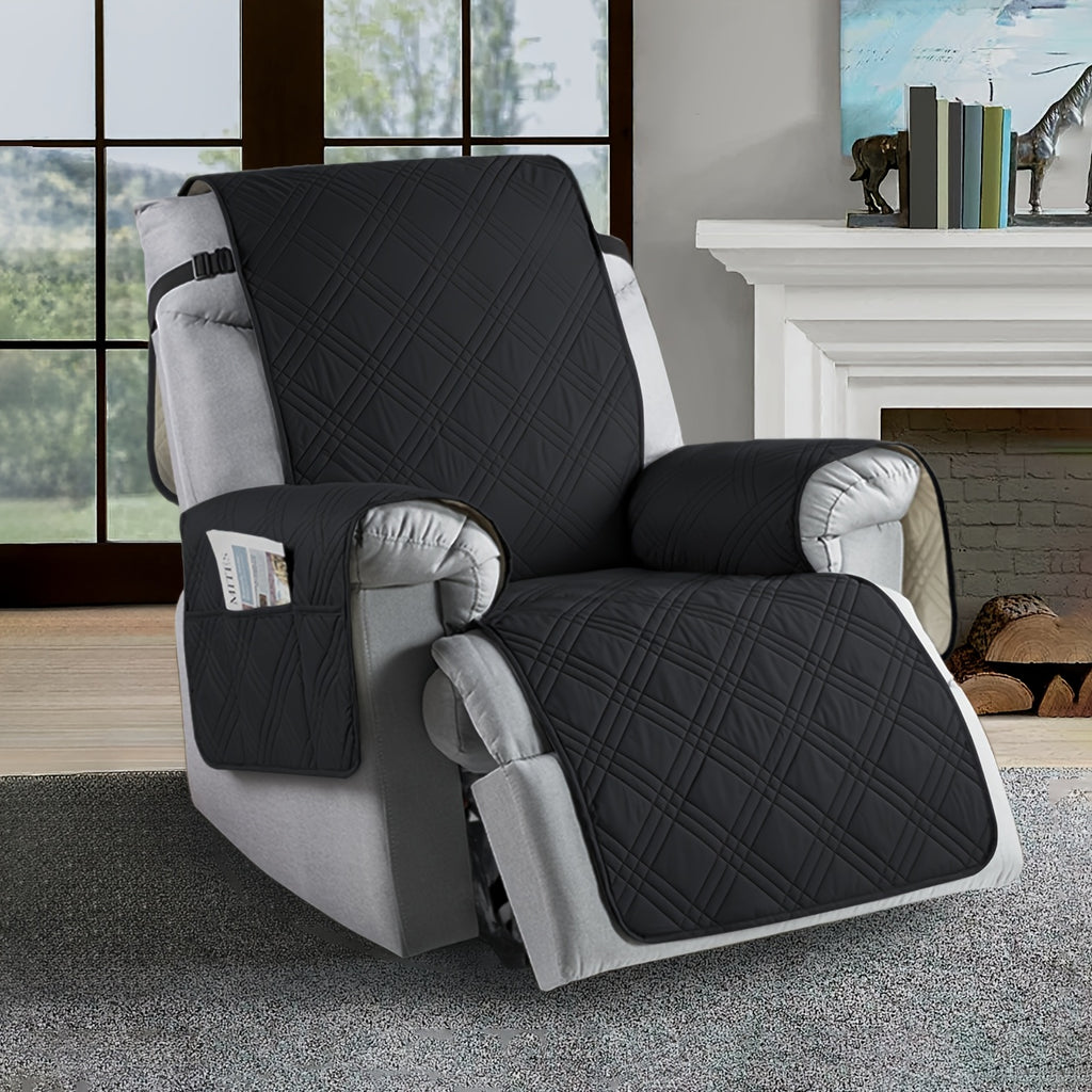 Housse de canapé avec poche de rangement, tissu de 200 à 250 g/m²