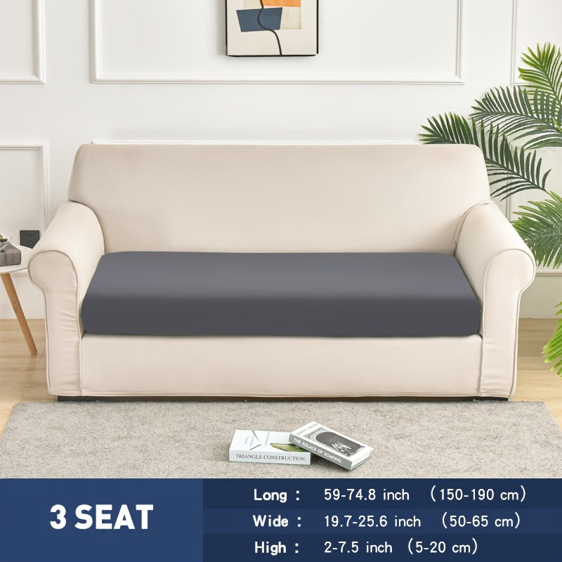 Housse de coussin légère extensible en fibre de lait, détail de l'ourlet