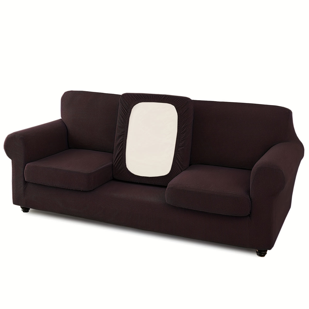 Housse de canapé épaisse extensible en polaire antidérapante, tissu de 200 à 250 g/m²