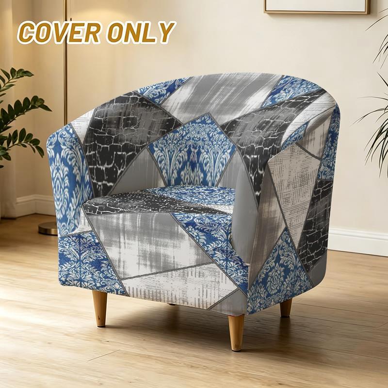 Housse de canapé légère extensible en fibre de lait matelassée pour fauteuil — détail de la matière : fibre de lait