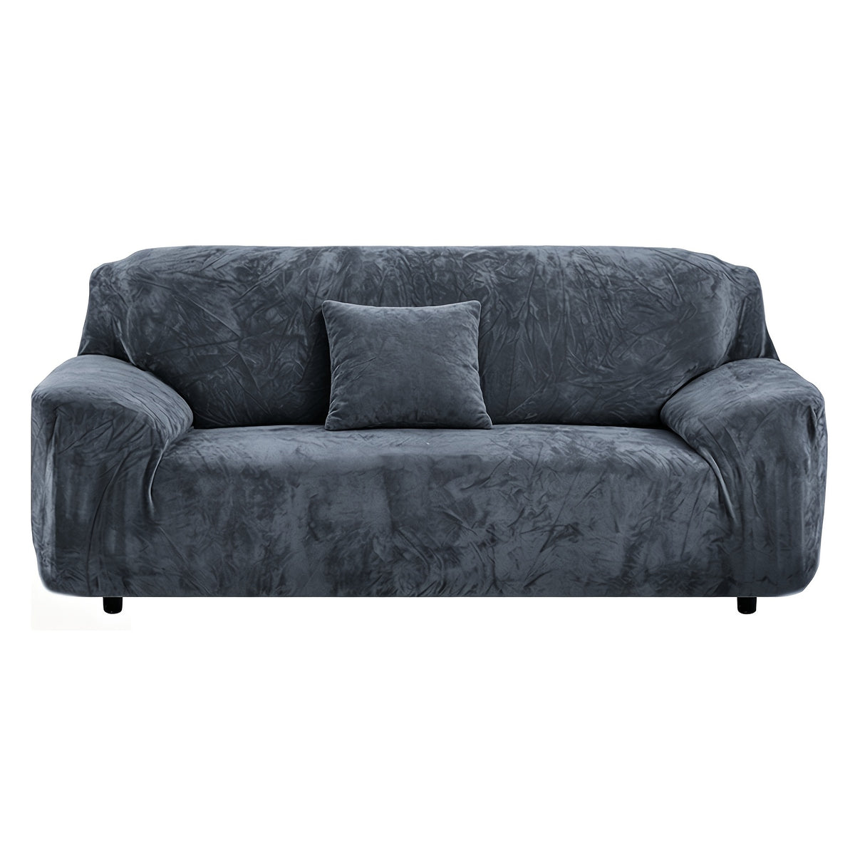 Housse de canapé épaisse extensible en peluche, autre coloris